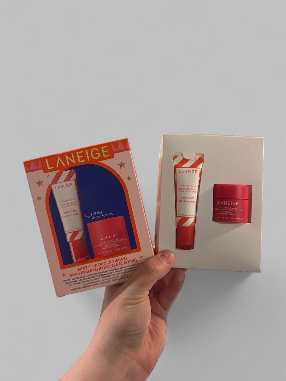 LANEIGE Red Lip Care Duo - Candy Cane Limited Set